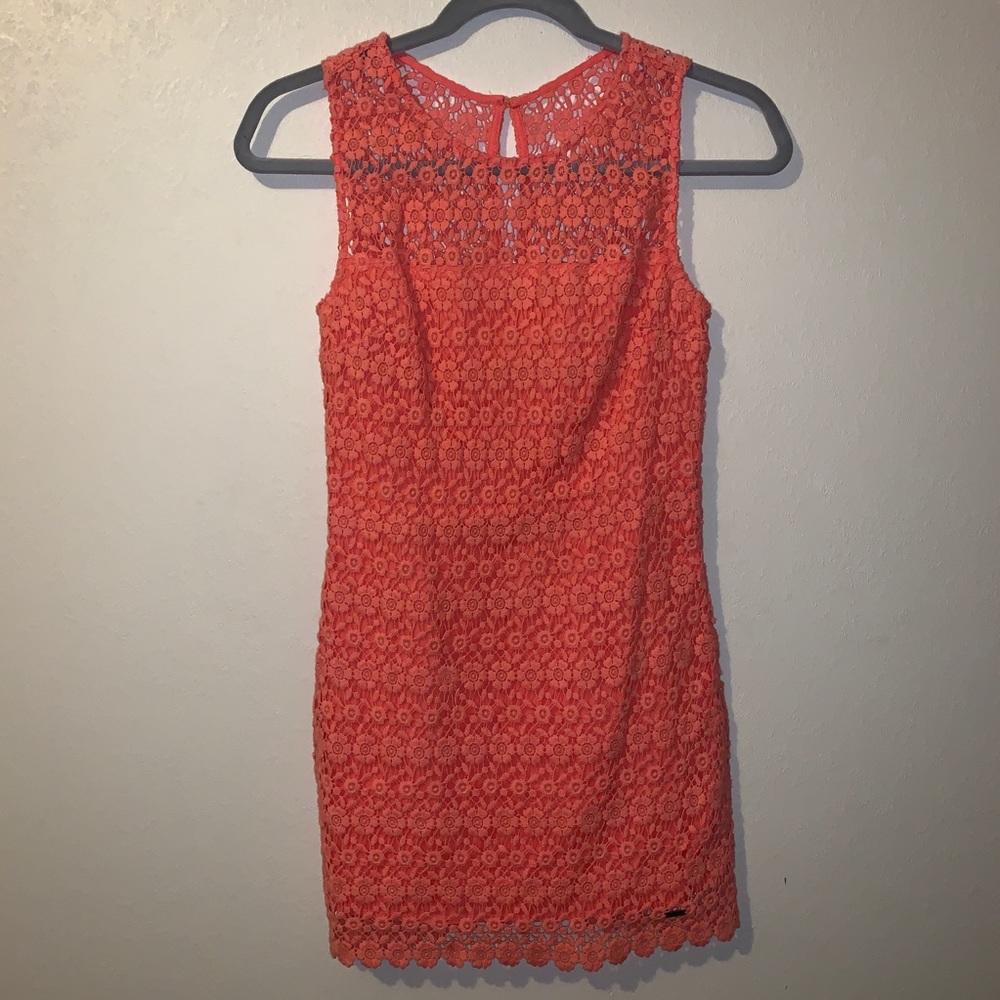 HOLLISTER LACE FITTED DRESS🧡